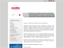 Tablet Screenshot of hu.swedex.eu